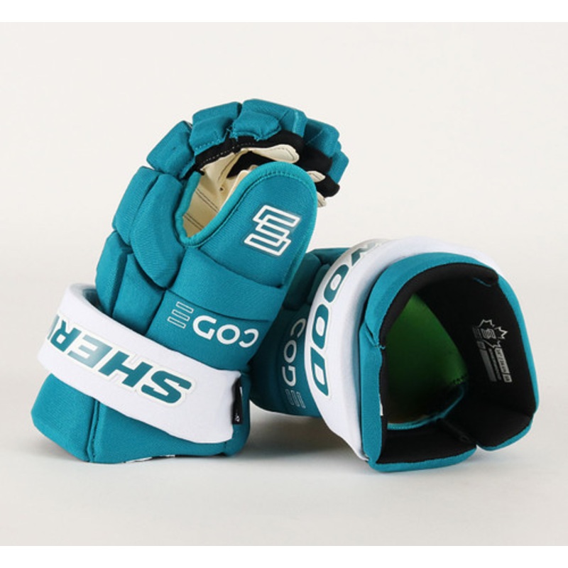 15 Sherwood Code Encrypt 1 Gloves – Team Stock San Jose Sharks #2