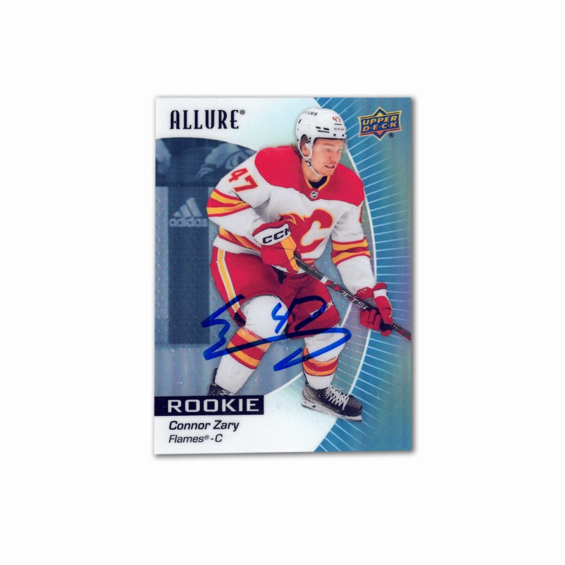 2023-24 UD Allure #131 CONNOR ZARY Autographed Rookie Card