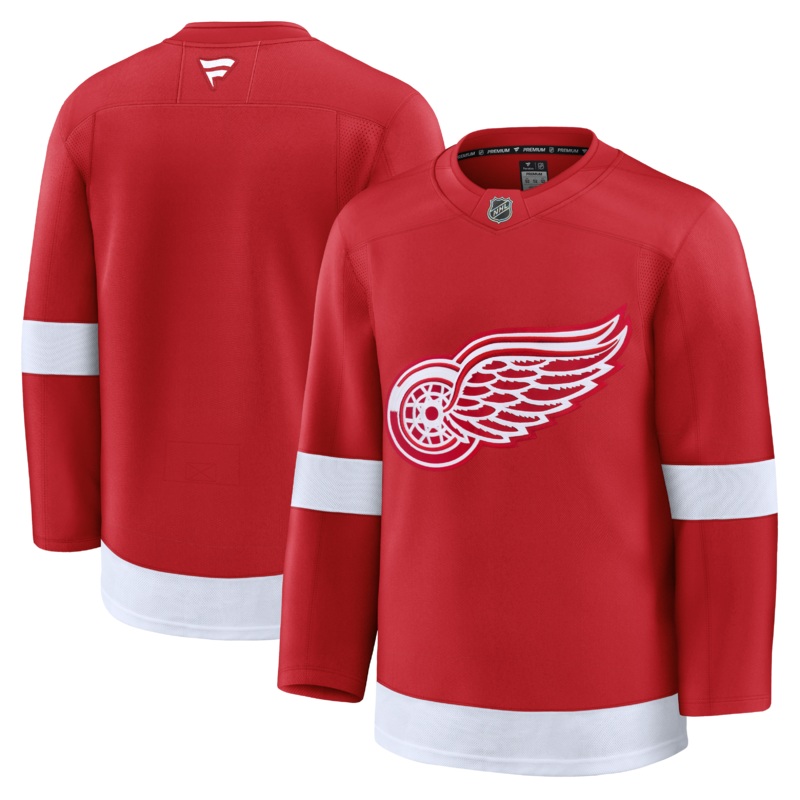 Detroit Red Wings Home Premium Jersey – Blank