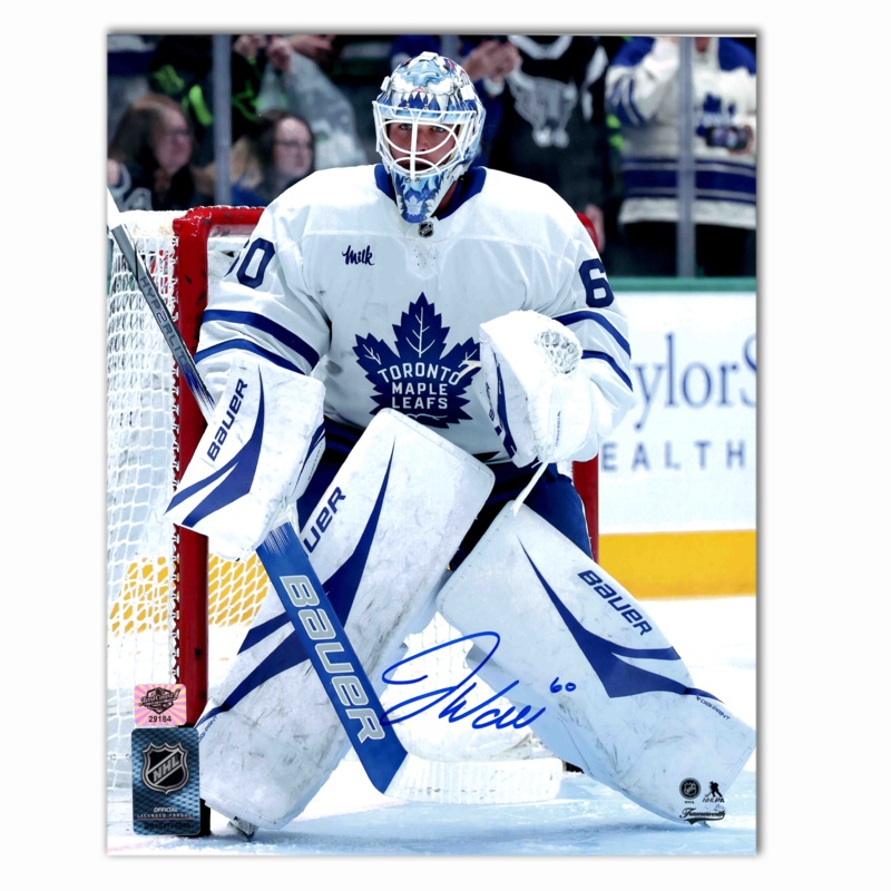 Joseph Woll Autographed Toronto Maple Leafs Away 8×10 Photo