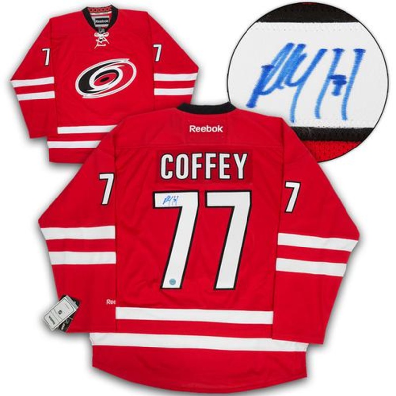 Paul Coffey Carolina Hurricanes Autographed Reebok Jersey