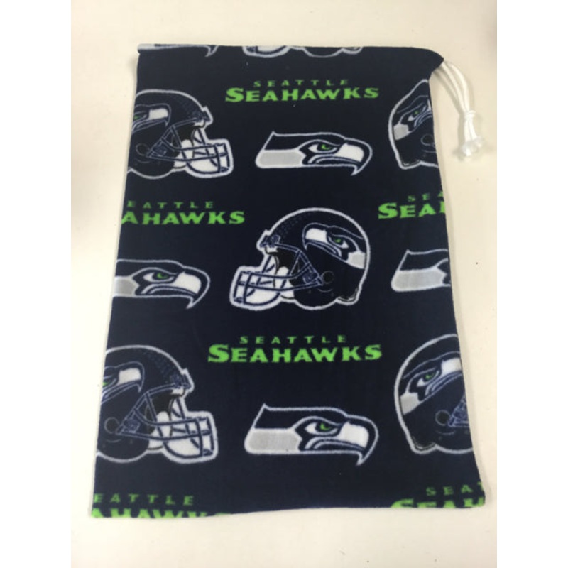 Seahawks Football Fleece Helmet Bag 14×17 New