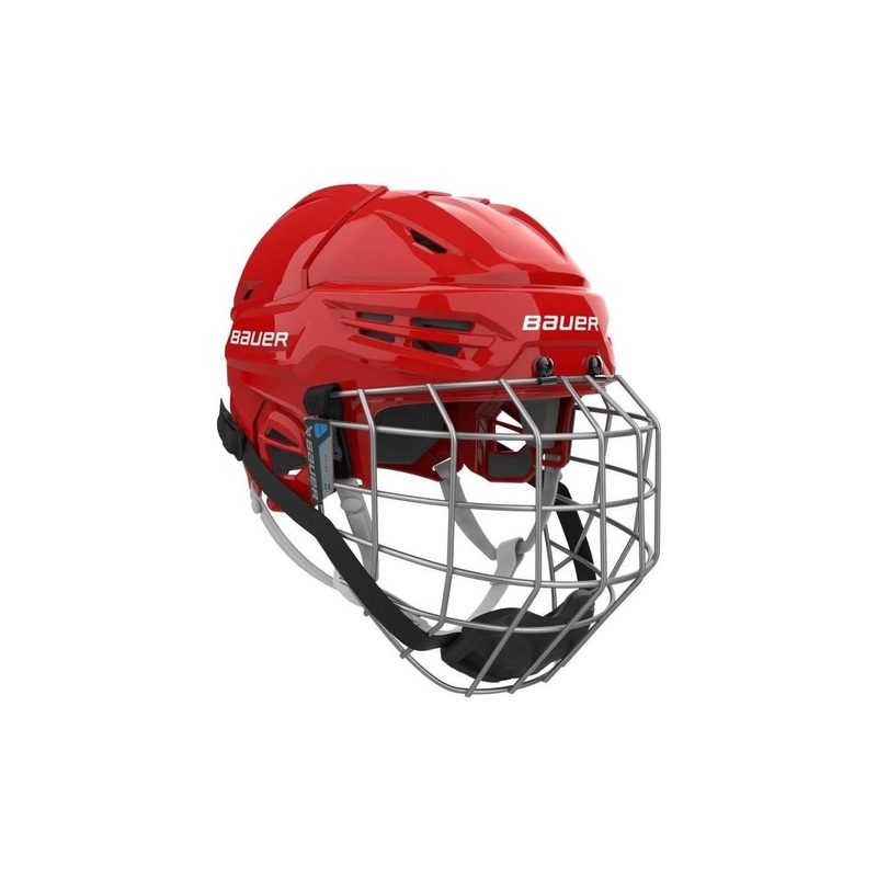 Bauer Hockey Helmet Re-Akt 55 Combo Red