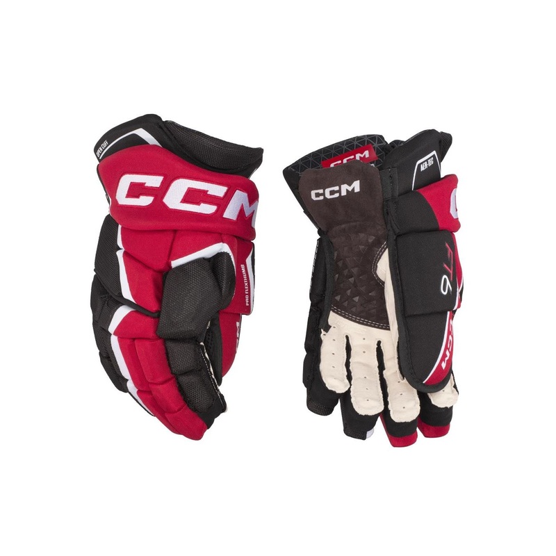 CCM Glove Jetspeed FT6 Sr BLACK/RED/WHITE