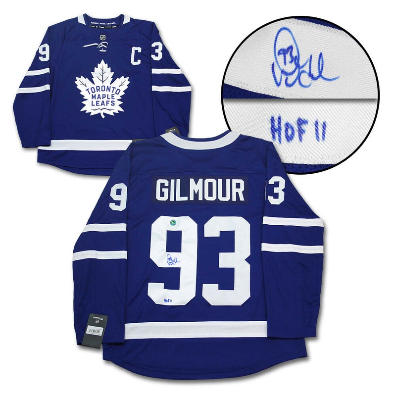 Doug Gilmour Toronto Maple Leafs Autographed Blue Fanatics Jersey
