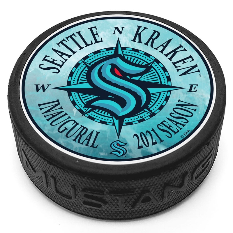 Seattle Kraken Nautical Compass Puck