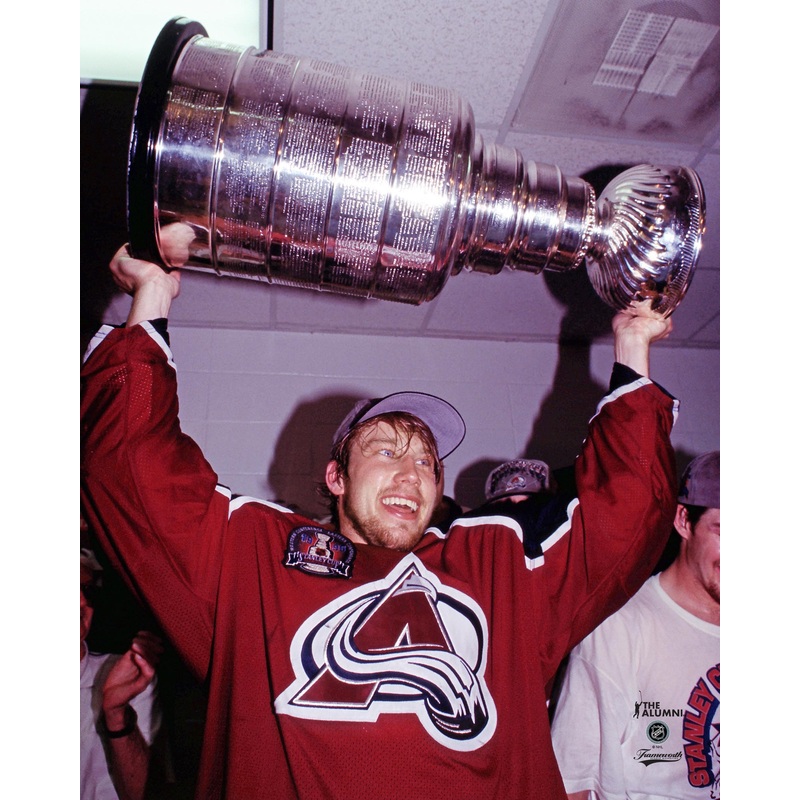 Pre-Order – Peter Forsberg Autographed Colorado Avalanche Stanley Cup 8×10 Photo
