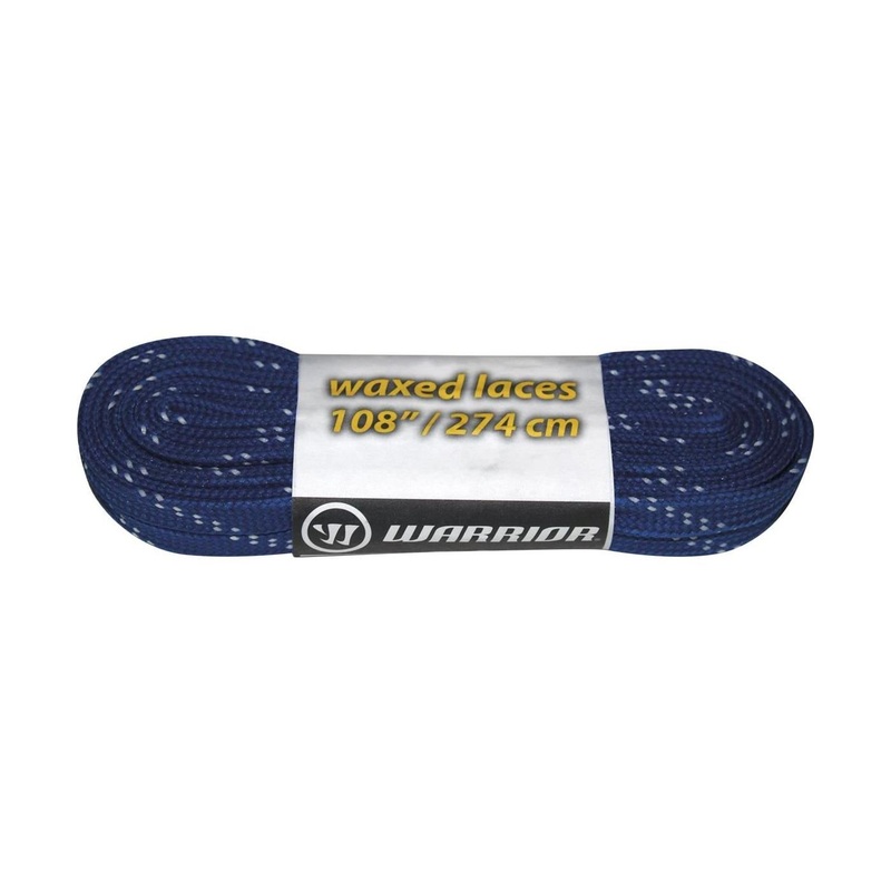 Warrior Skate Laces Waxed Blue