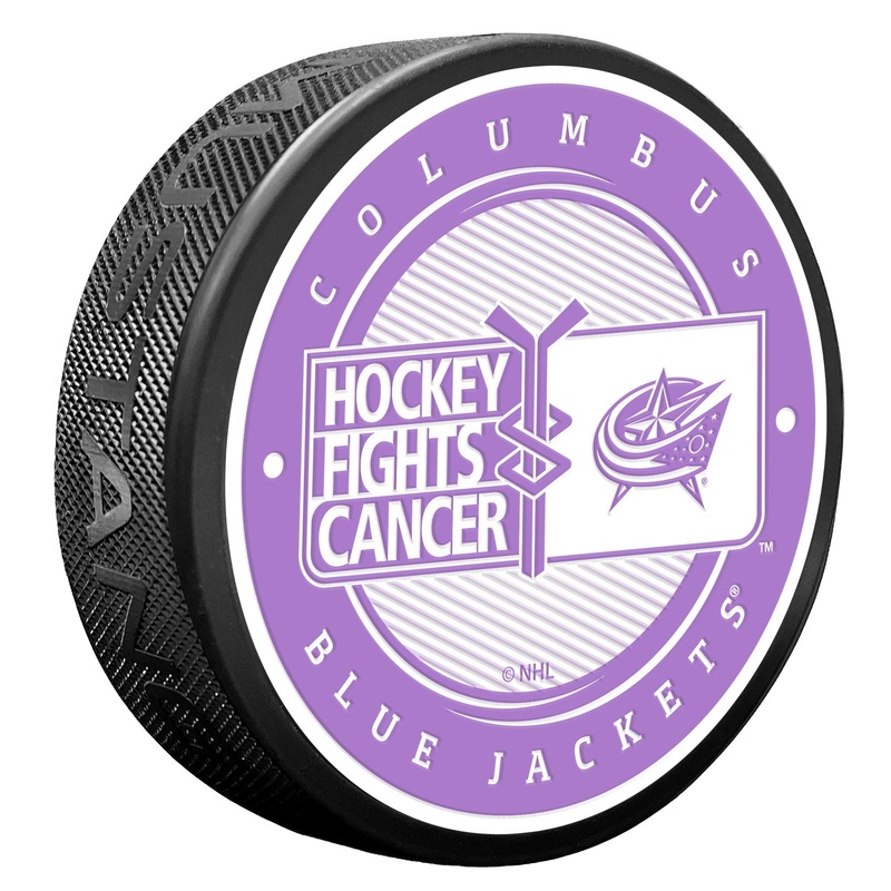 Columbus Blue Jackets Puck – Hockey Fights Cancer