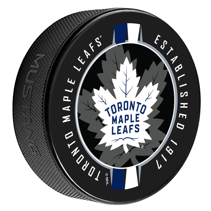 Toronto Maple Leafs Puck | Ribbon Printed