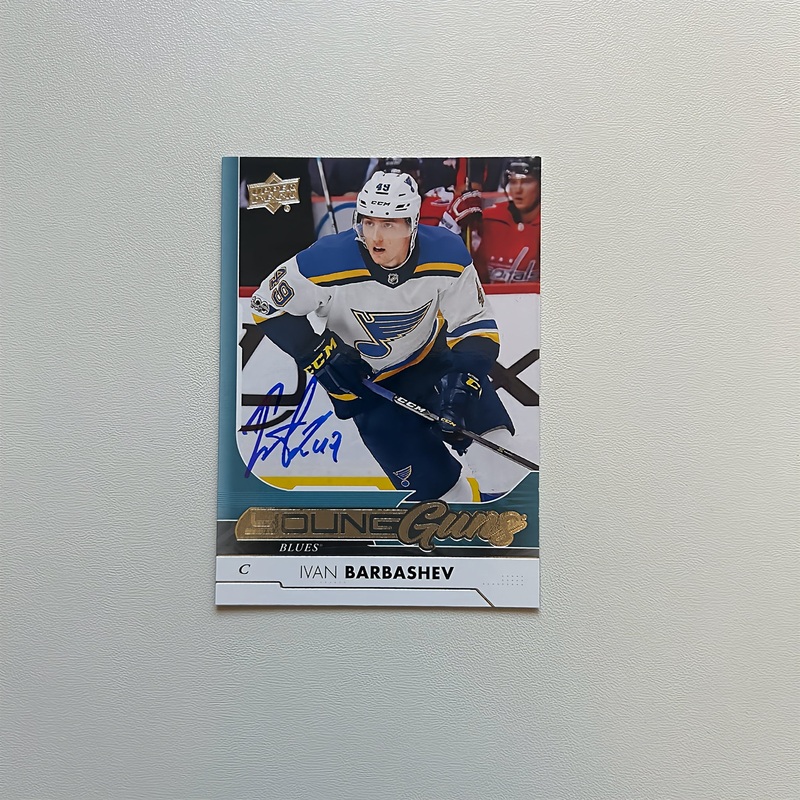 2017-18 UD Young Guns #230 IVAN BARBASHEV Autographed Rookie Card