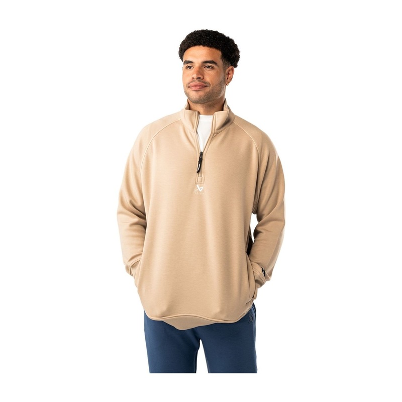 Bauer Sweater FLC 1/4 Zip Sr Desert