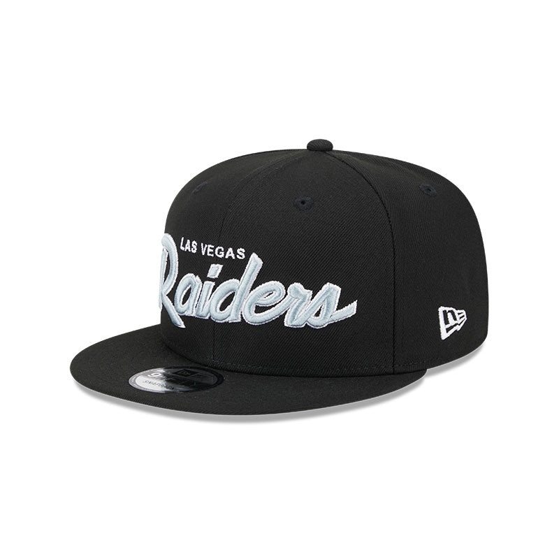 New Era Las Vegas Raiders Main Script 9FIFTY Snapback Hat