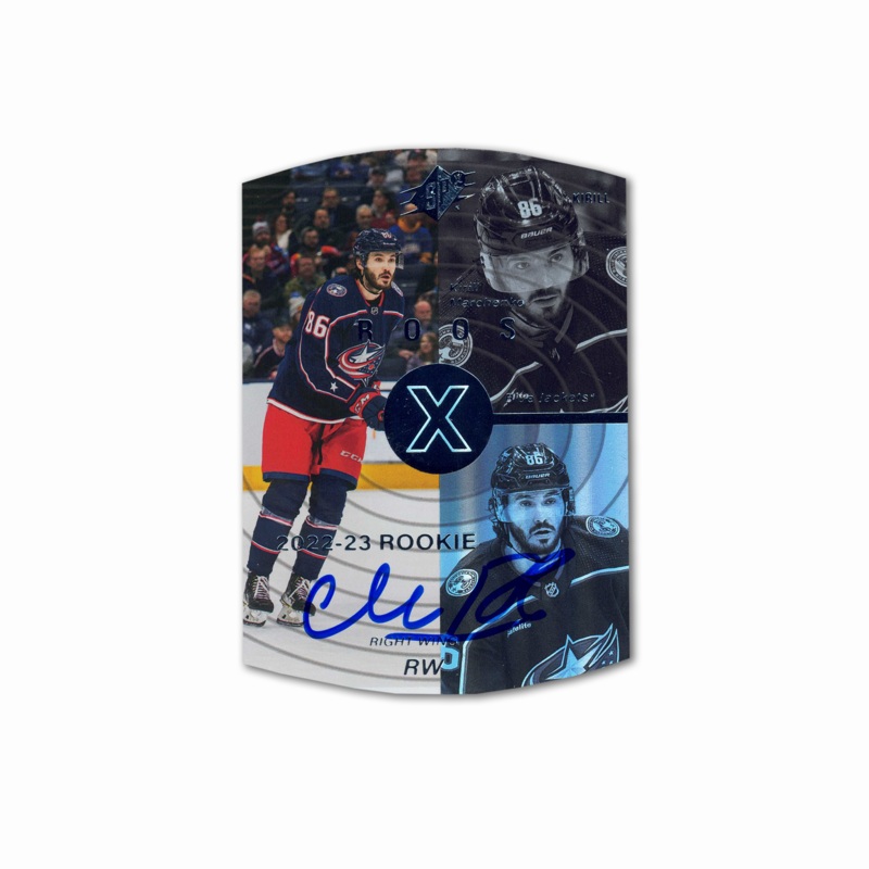 2022-23 UD SPX Extended #SPX-27 KIRILL MARCHENKO Autographed Rookie Card