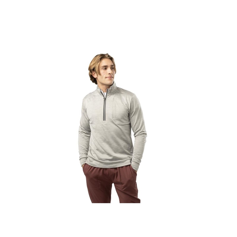 Bauer Sweater 1/2 Zip FLC Texture Sr Grey