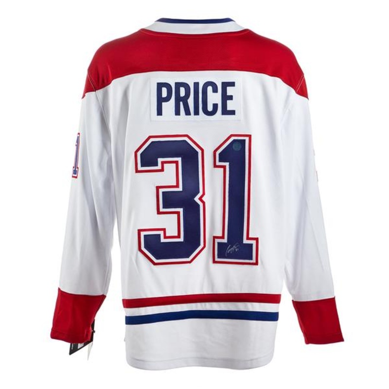 Carey Price Montreal Canadiens Autographed White Fanatics Jersey