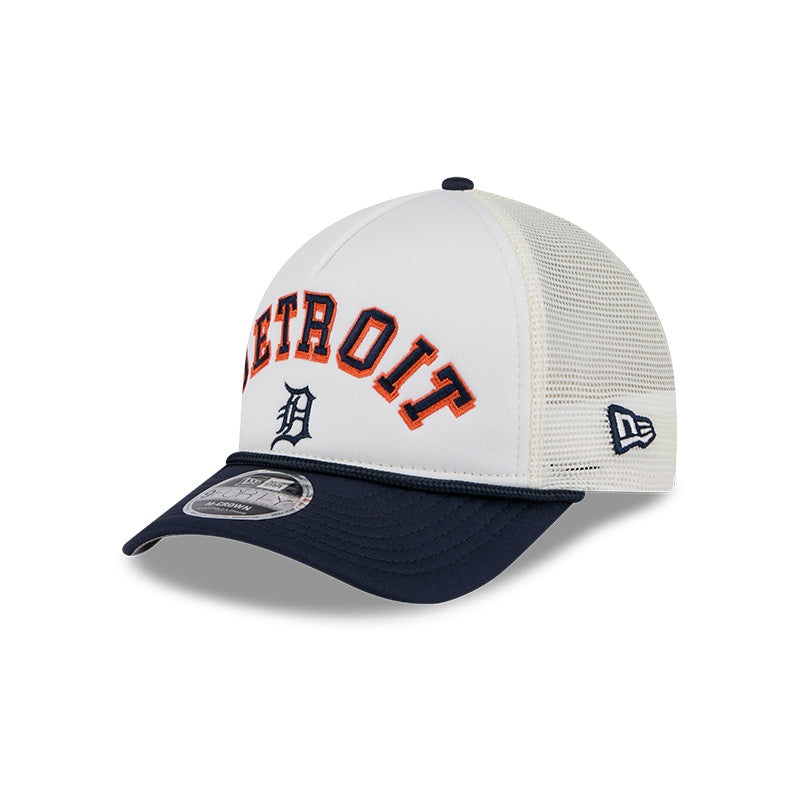 Detroit Tigers Chrome Arch 9FORTY M-Crown A-Frame Trucker Hat