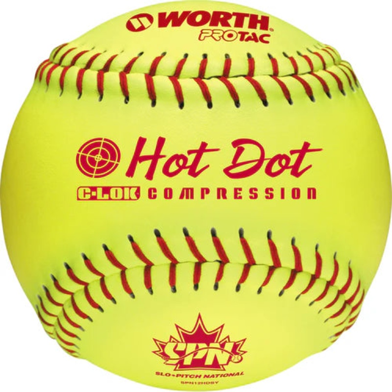 12 Hot Dot Optic Softball|12″|1 DOZEN