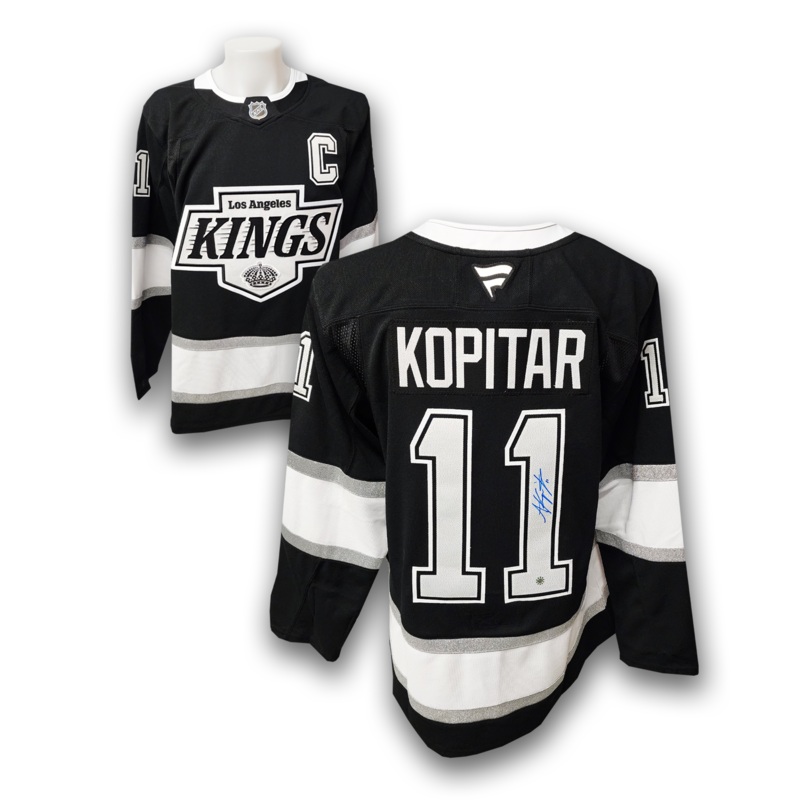 Anze Kopitar Autographed Los Angeles Kings Home Fanatics Premium Jersey