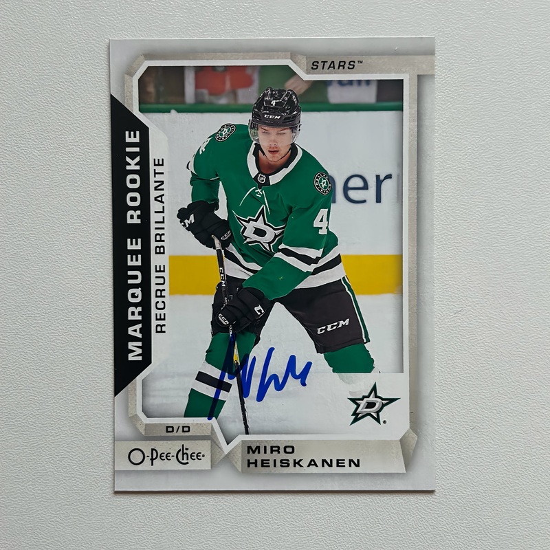 2018-19 OPC Marquee #628 MIRO HEISKANEN Rookie Card