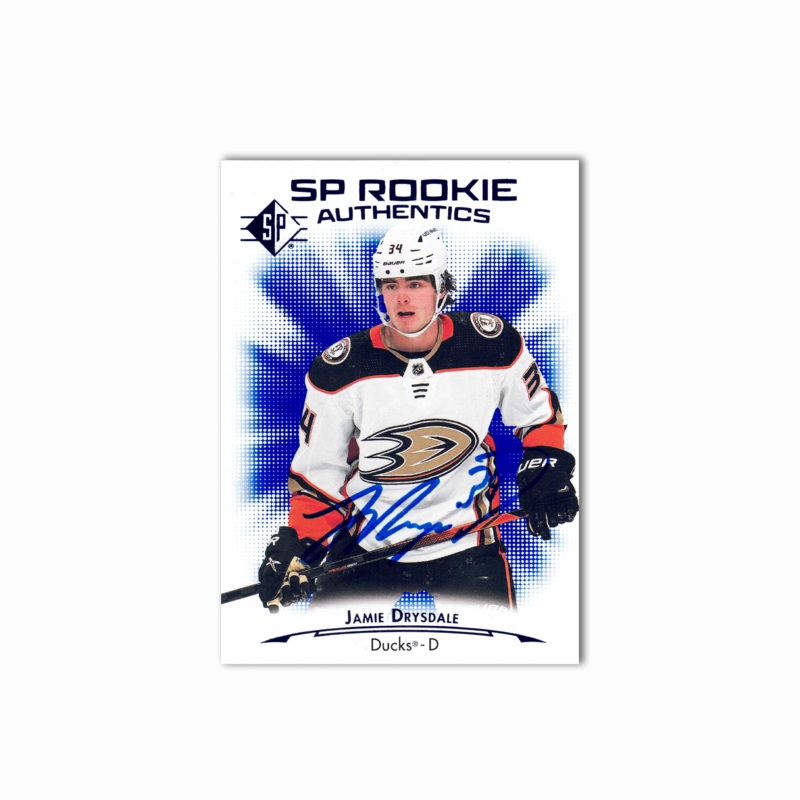 2021-22 UD SP Authentics #136 JAMIE DRYSDALE Autographed Rookie Card