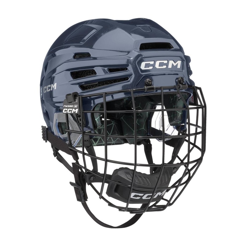 CCM Hockey Helmet FTW Combo Womens Navy