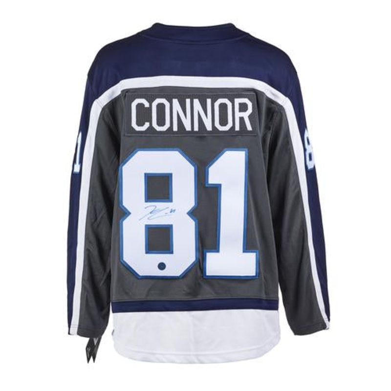 Kyle Connor Winnipeg Jets Signed Reverse Retro Fanatics Jersey