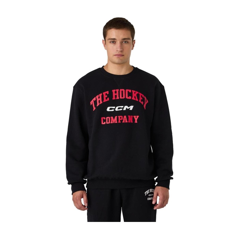 CCM Sweater Athleisure Fleece Sr Black