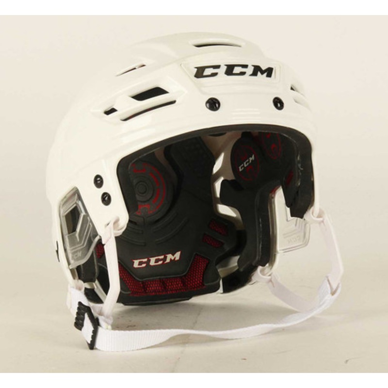 Size S – CCM Resistance White Helmet – New Jersey Devils
