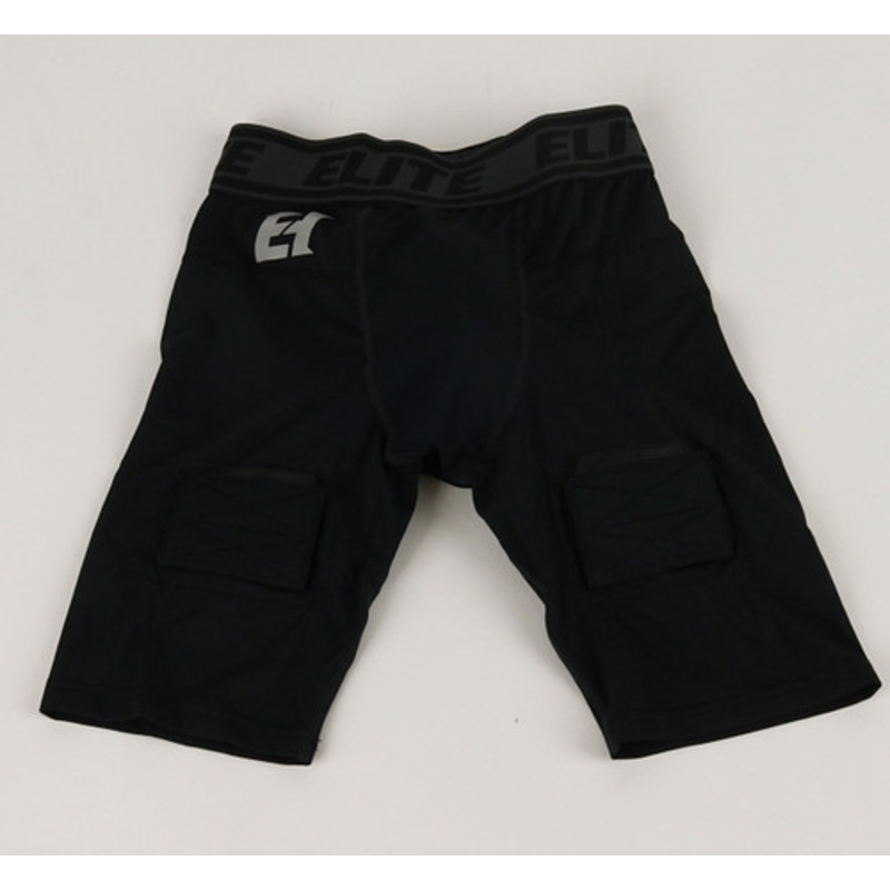 Youth Medium Elite Hockey Compression Shorts with Cup