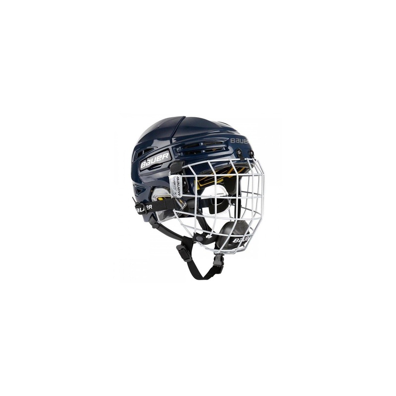 Bauer Hockey Helmet Re-Akt 100 Combo Yth Navy