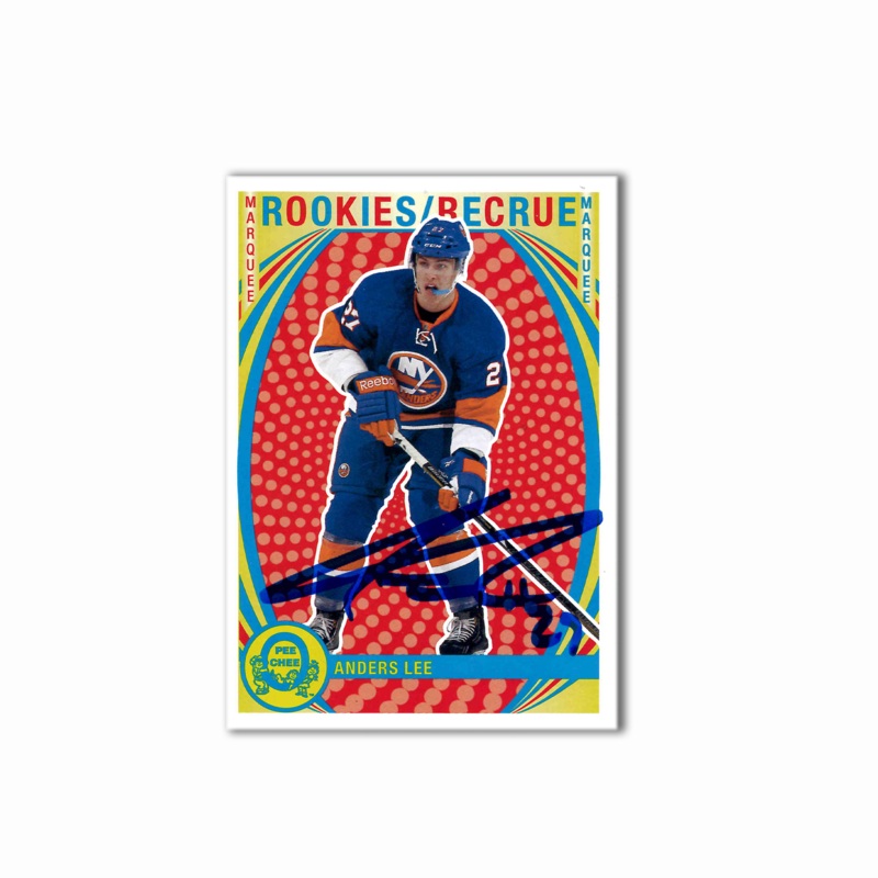 2013-14 OPC Marquee Retro #559 ANDERS LEE Autographed Rookie Card