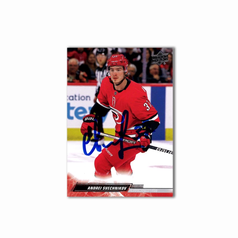 Andrei Svechnikov Autographed Carolina Hurricanes 2022-23 Series 1 Hockey Card