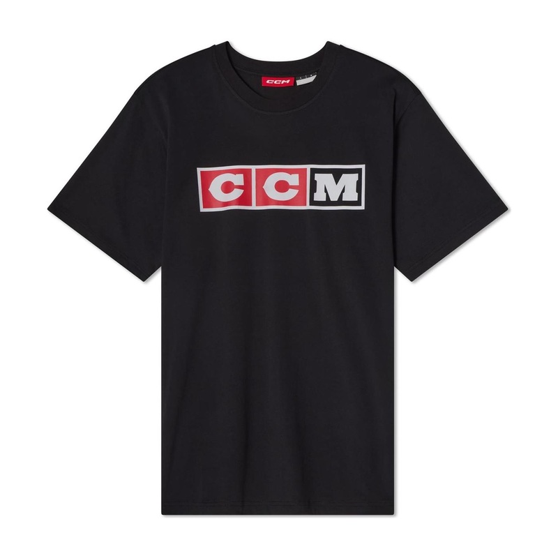 CCM T-Shirt Heritage Block Sr Black