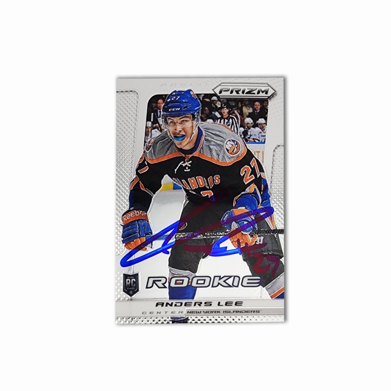 2013-14 Panini Prizm #262 ANDERS LEE Autographed Rookie Card