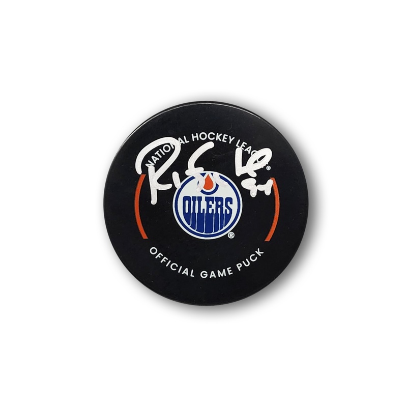 Ryan Smyth Autographed Edmonton Oilers Official Hockey Puck