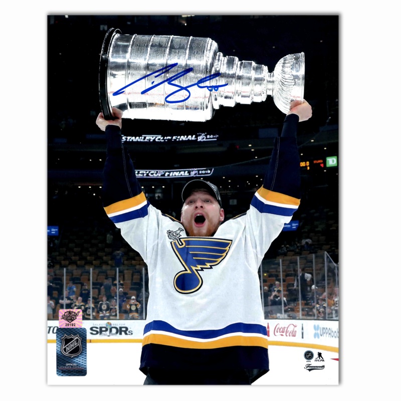 Colton Parayko Autographed St. Louis Blues 2019 Stanley Cup 8×10 Photo
