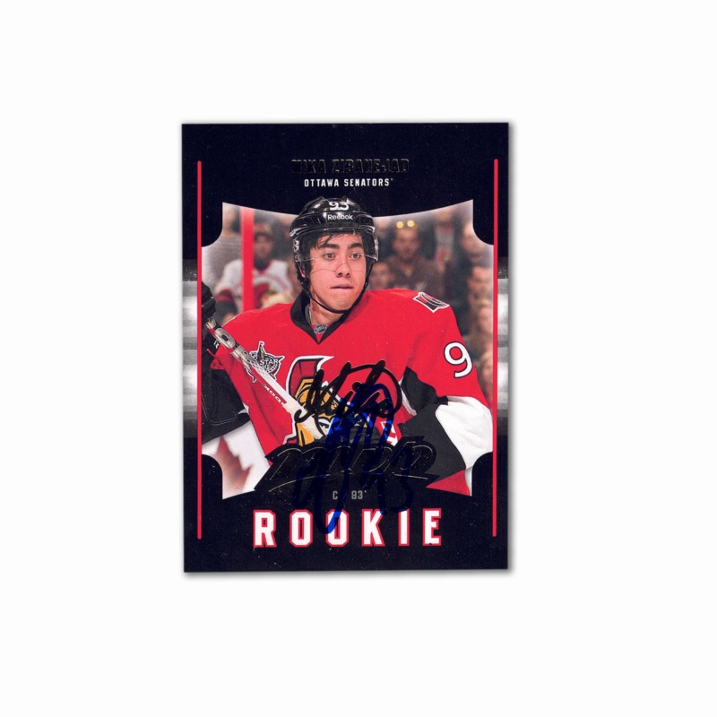 2011-12 UD MVP Rookie #131 MIKA ZIBANEJAD Autographed Rookie Card