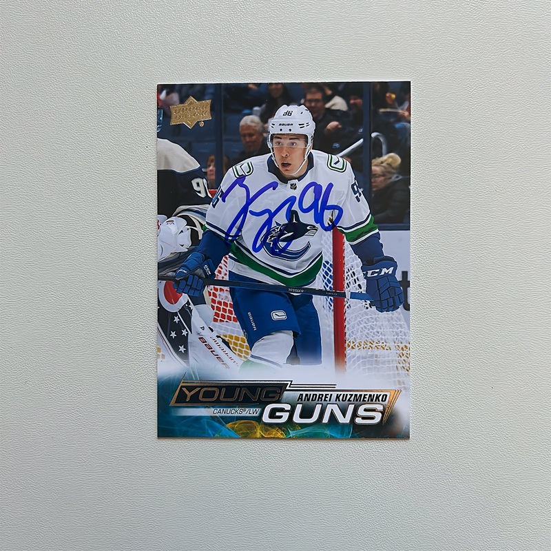 2022-23 UD Young Guns #465 ANDREI KUZMENKO Autographed Rookie Card