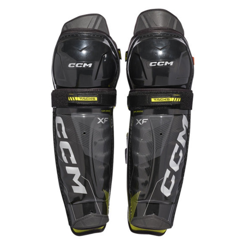 CCM Youth Tacks XF Pro Hockey Shin Guards
