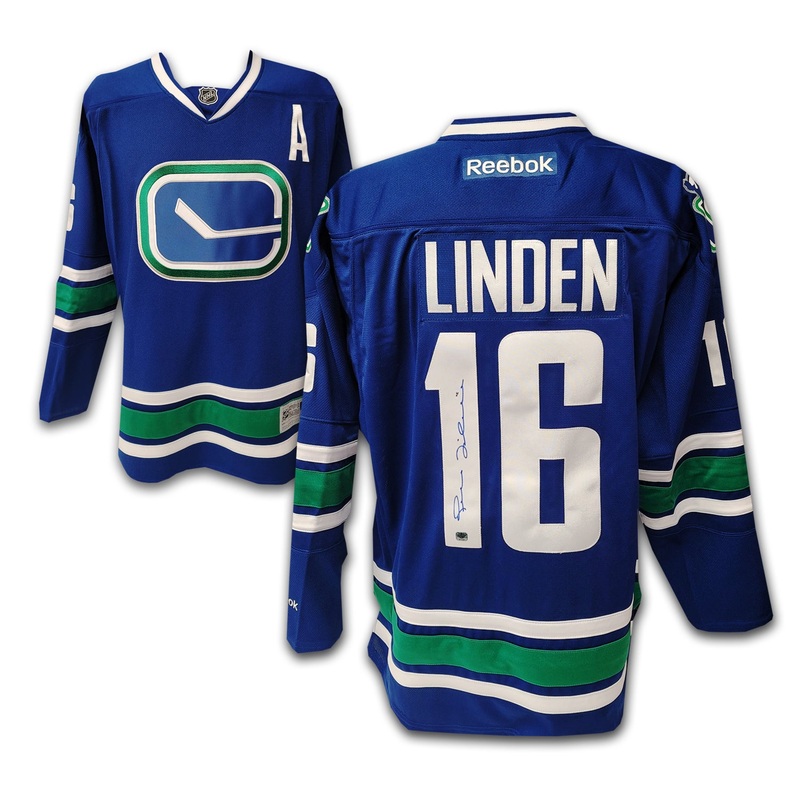 Trevor Linden Vancouver Canucks Blue Reebok Jersey