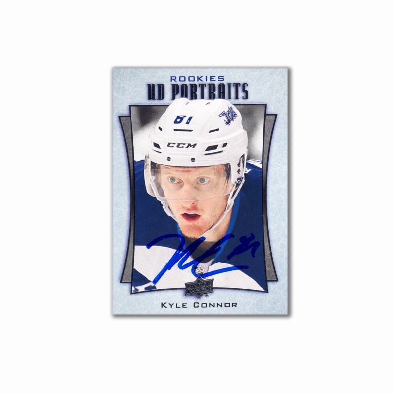 2016-17 UD Rookie Portraits #P-94 KYLE CONNOR Autographed Rookie Card