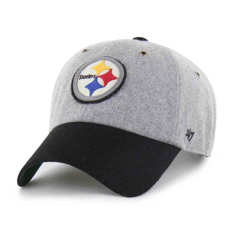 ’47 Brand Historic Grandstand Two Tone Clean Up Cap- Pittsburgh Penguins