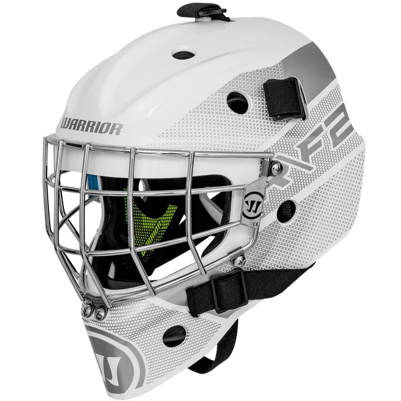 Warrior Goalie Mask Ritual F2 E Yth White