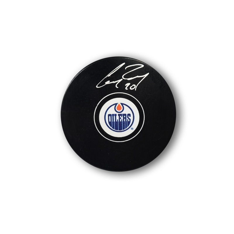 Corey Perry Autographed Edmonton Oilers Hockey Puck