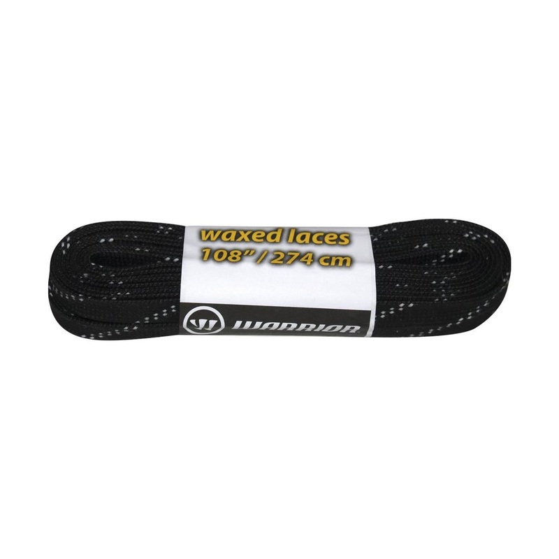 Warrior Skate Laces Waxed Black