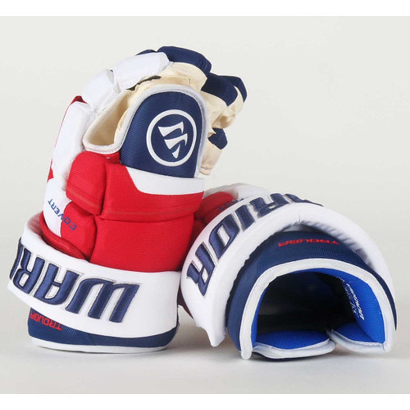 15 Warrior Covert QRE Pro Gloves – Jacob Trouba New York Rangers #2