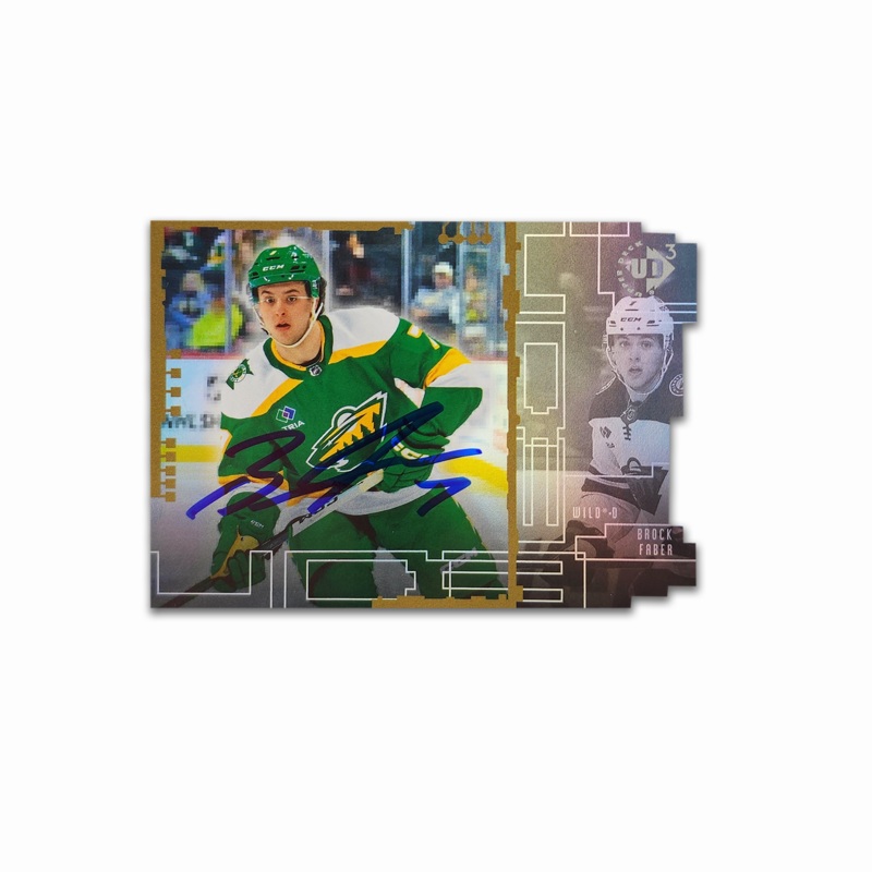 2023-24 UD Technology FX13 #UD3-7 BROCK FABER Autographed Rookie Card