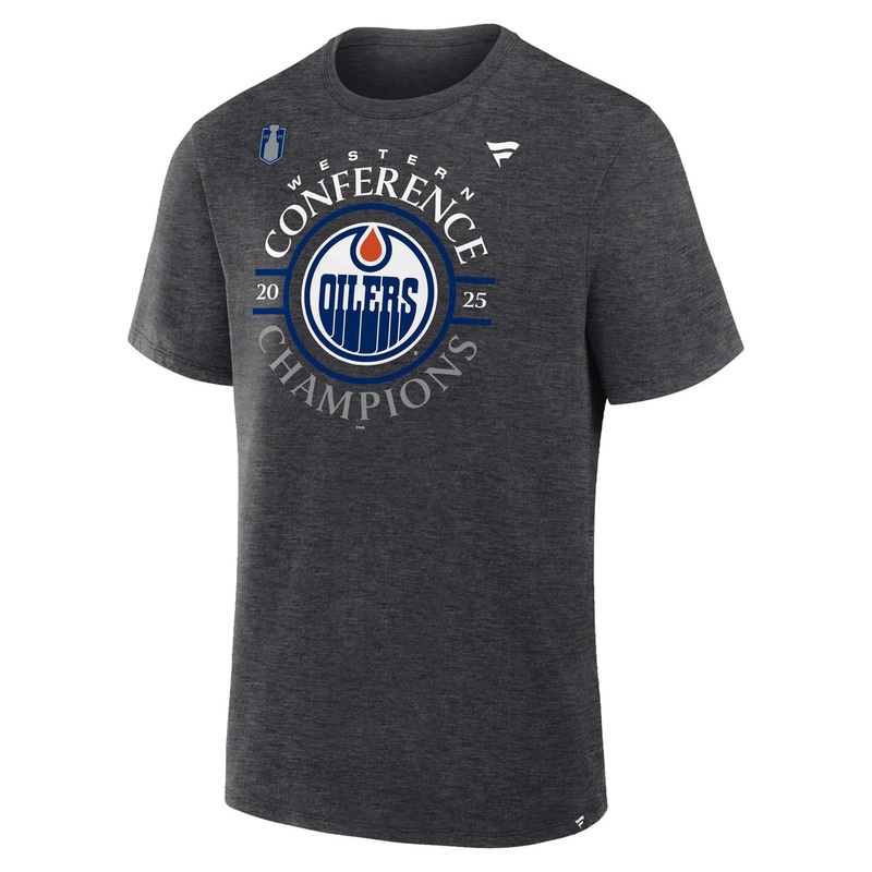 Edmonton Oilers 2025 Conference Champions Locker Room T-Shirt