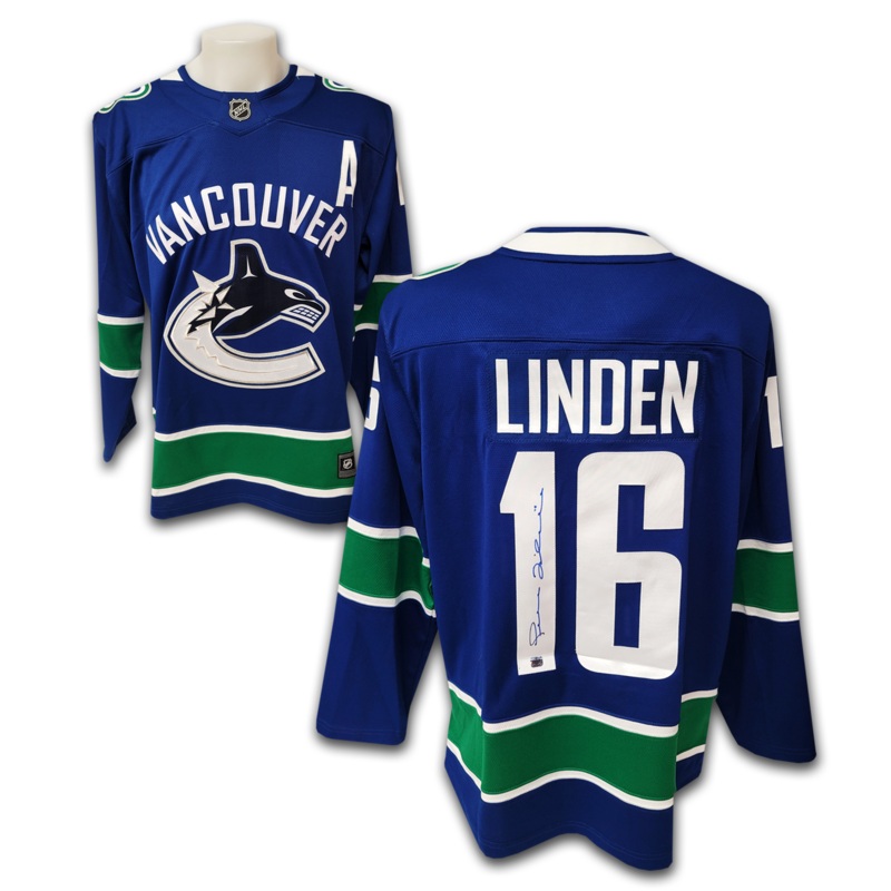 Trevor Linden Vancouver Canucks Blue Fanatics Jersey